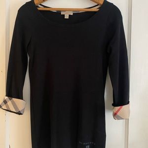 Burberry Black 3/4 length shirt